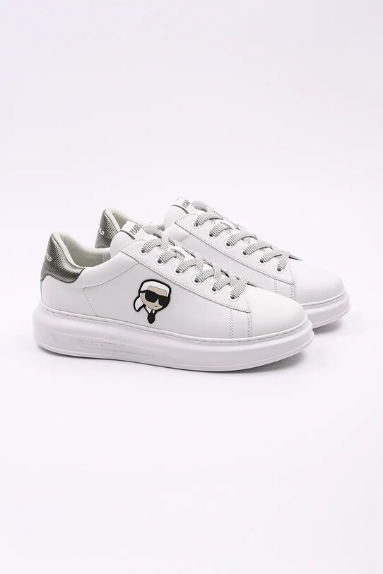 Karl Lagerfeld sneakers din piele KAPRI MENS NFT KL52531M.01S alb SS25