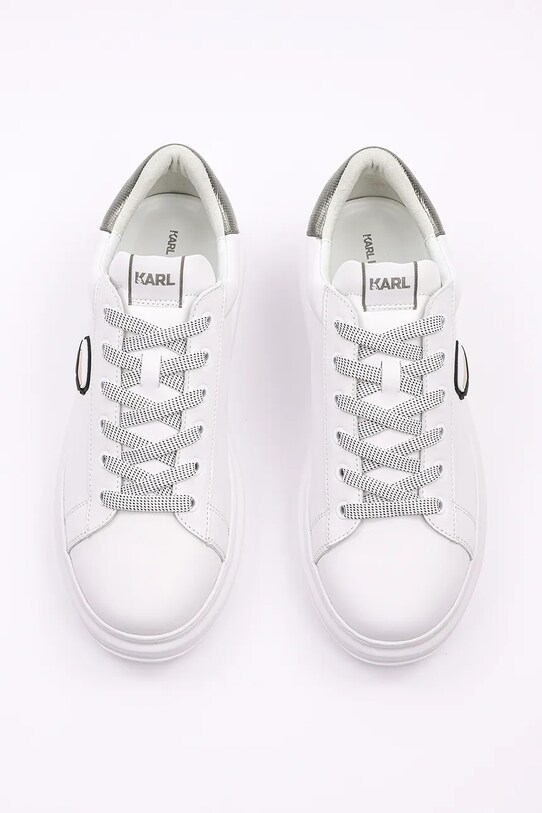 Karl Lagerfeld sneakers din piele KAPRI MENS NFT alb KL52531M.01S