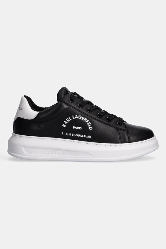 Кожаные кроссовки Karl Lagerfeld KAPRI MENS KL52538K.000 чёрный SS25