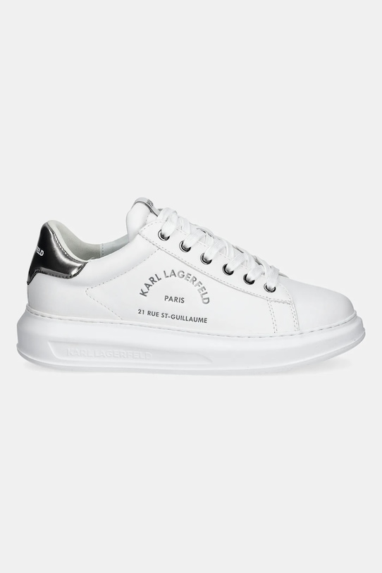 Kožené tenisky Karl Lagerfeld KAPRI MENS KL52538K.01S bílá SS25
