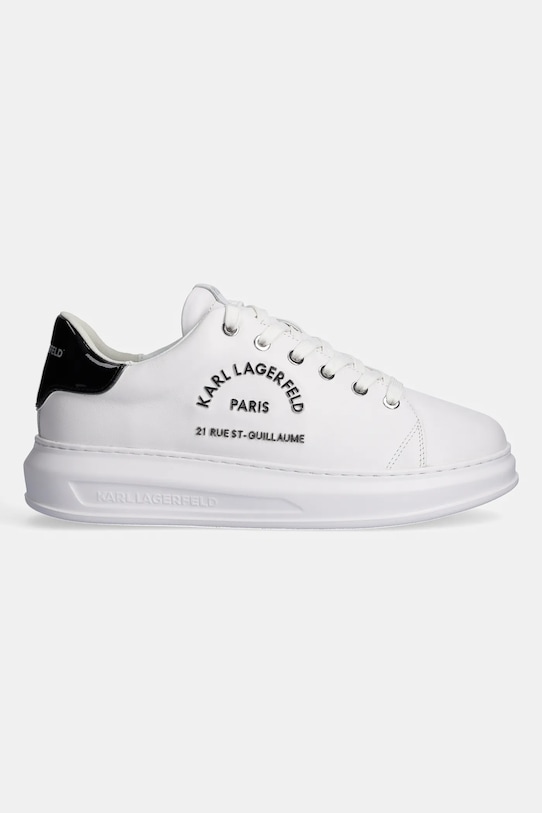 Karl Lagerfeld sneakersy skórzane KAPRI MENS KL52539K.011 biały SS25