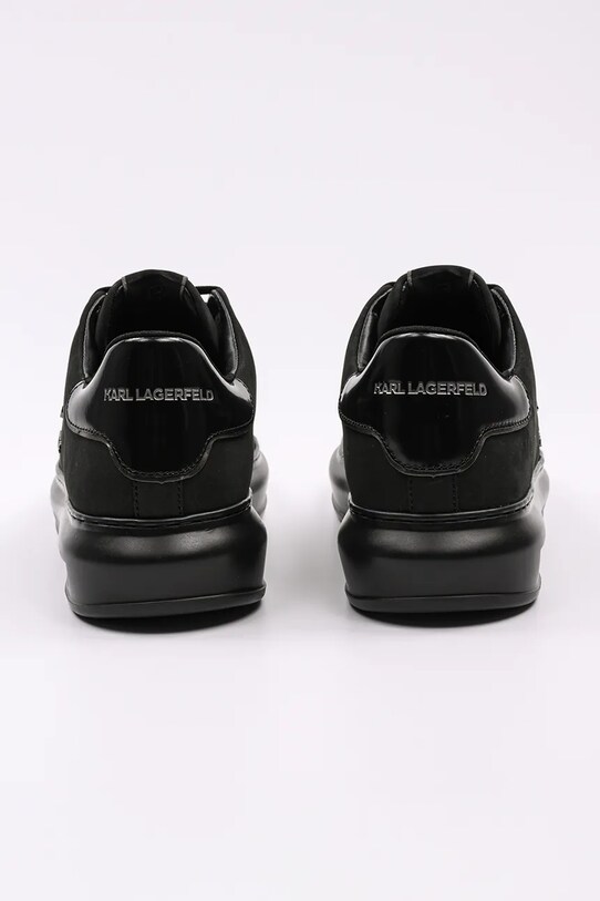 Boty Semišové tenisky Karl Lagerfeld KAPRI MENS KL52537K.20X černá