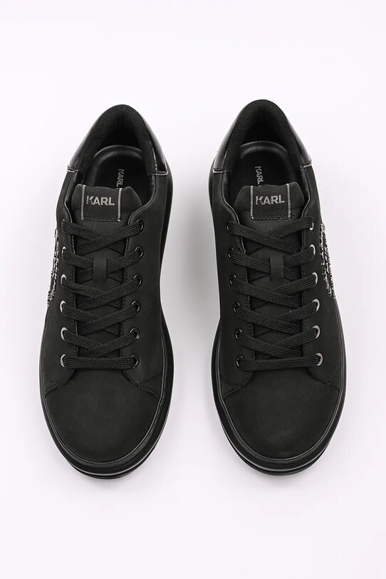 Semišové tenisky Karl Lagerfeld KAPRI MENS černá KL52537K.20X