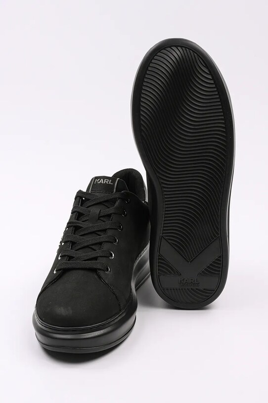 Semišové tenisky Karl Lagerfeld KAPRI MENS KL52537K.20X černá