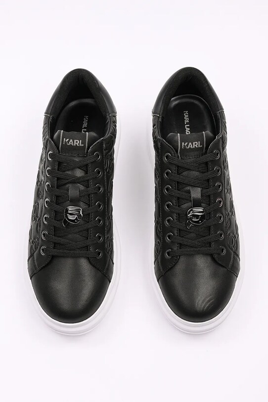 Încălțăminte Karl Lagerfeld sneakers din piele KAPRI MENS NFT KL52523F.000 negru