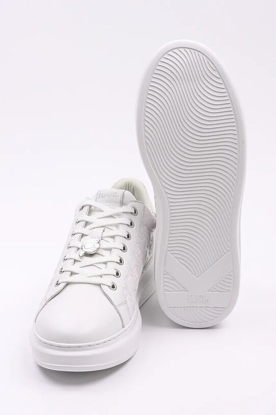 Karl Lagerfeld sneakers din piele KAPRI MENS NFT KL52523F.01W alb