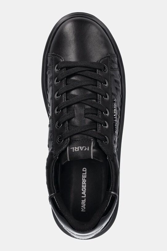 Шкіряні кросівки Karl Lagerfeld KAPRI MENS чорний KL52549K.00X