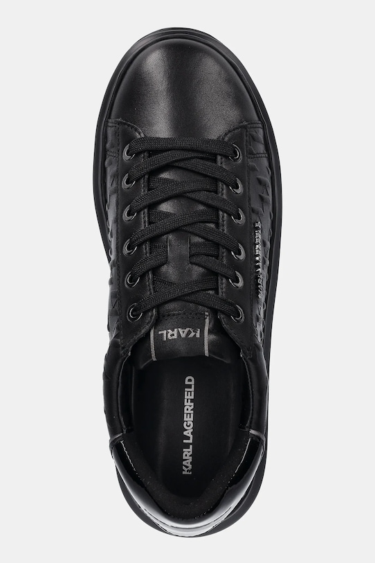 Karl Lagerfeld sneakersy skórzane KAPRI MENS czarny KL52549K.00X