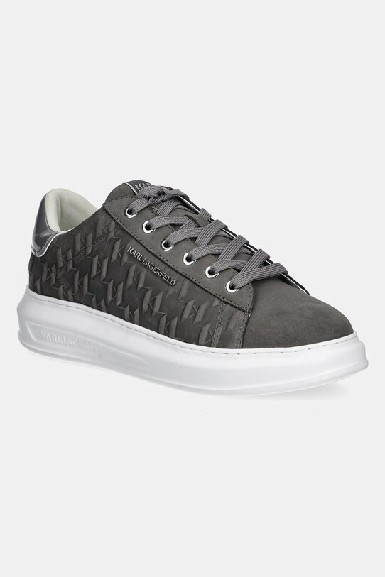Кросівки з нубуку Karl Lagerfeld KAPRI MENS нубук сірий KL52547K.255