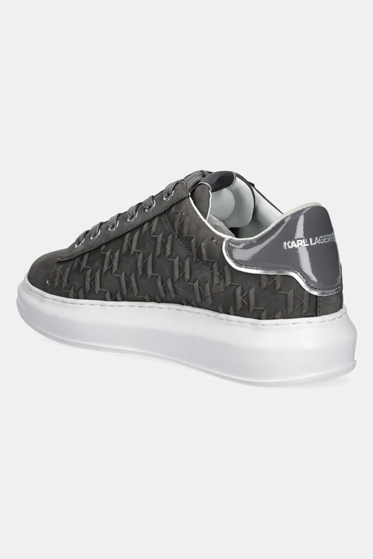 Взуття Кросівки з нубуку Karl Lagerfeld KAPRI MENS KL52547K.255 сірий