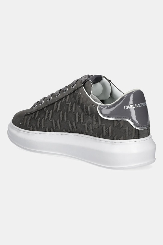 Încălțăminte Karl Lagerfeld sneakers din nubuc KAPRI MENS KL52547K.255 gri