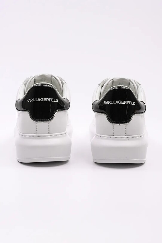 Încălțăminte Karl Lagerfeld sneakers din piele KAPRI MENS KL52515V.011 alb