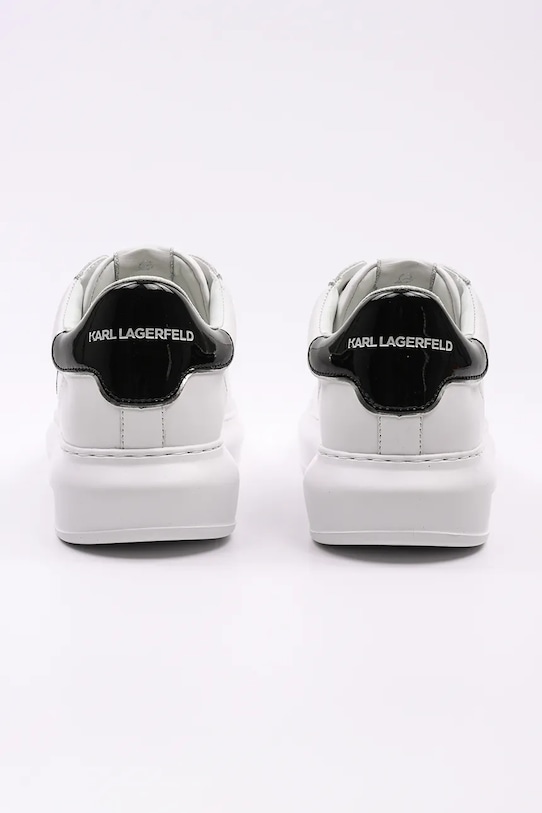 Boty Kožené tenisky Karl Lagerfeld KAPRI MENS KL52515V.011 bílá