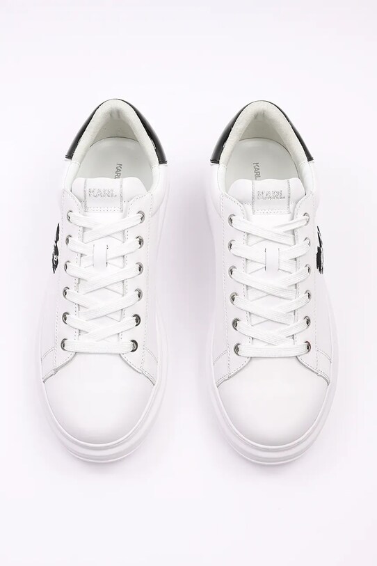 Karl Lagerfeld sneakers din piele KAPRI MENS alb KL52515V.011