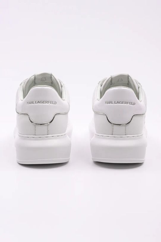 Kožené tenisky Karl Lagerfeld KAPRI MENS biela KL52511K.01W