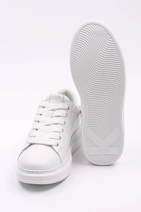 Kožené tenisky Karl Lagerfeld KAPRI MENS KL52511K.01W biela
