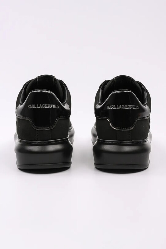Nubukové tenisky Karl Lagerfeld KAPRI MENS KL52512K.20X čierna SS25