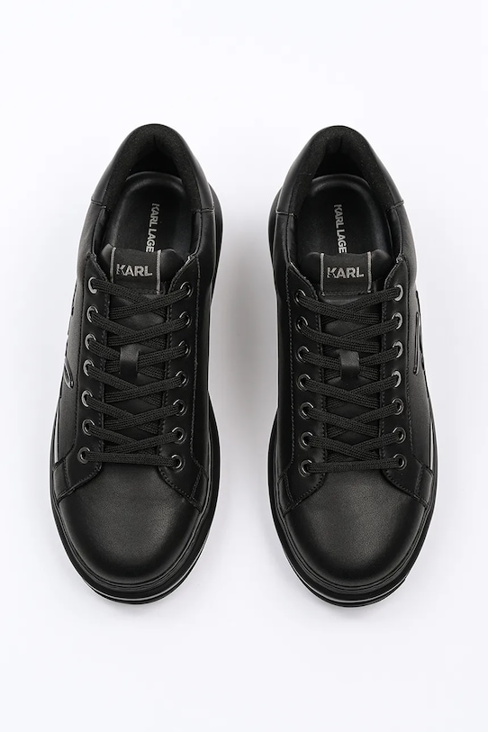Obuwie Karl Lagerfeld sneakersy nubukowe KAPRI MENS KL52548F.00X czarny