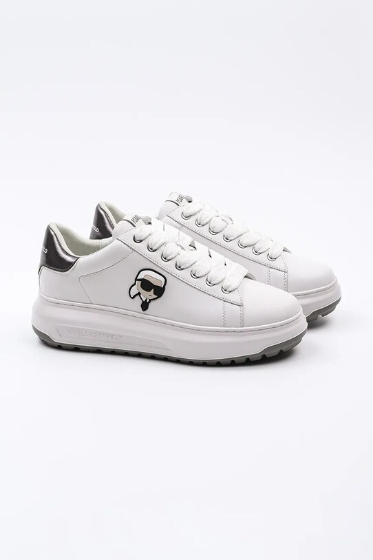Karl Lagerfeld sneakers din piele KAPRI LUG KL57530.01S alb SS25
