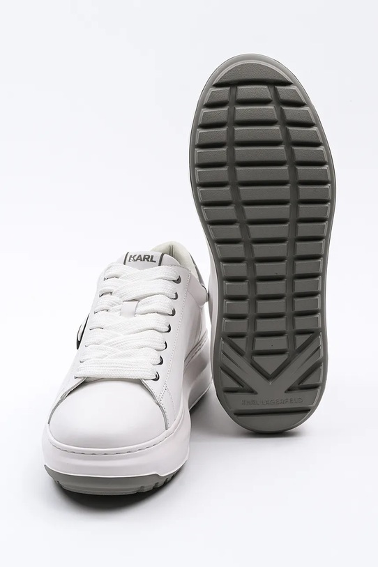 Δερμάτινα αθλητικά παπούτσια Karl Lagerfeld KAPRI LUG KL57530.01S λευκό