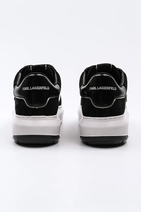 Παπούτσια Nubuck sneakers Karl Lagerfeld KAPRI LUG KL57527.20X μαύρο