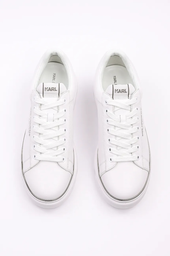 Кожени маратонки Karl Lagerfeld KAPRI KITE RSG бял KL54525.011