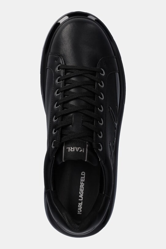 Δερμάτινα αθλητικά παπούτσια Karl Lagerfeld KAPRI KUSHION μαύρο KL52648F.00X