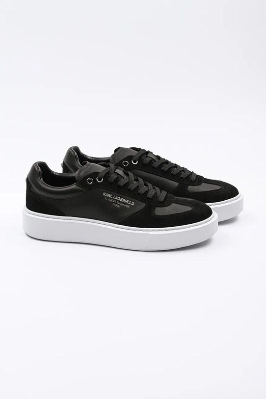 Kožené tenisky Karl Lagerfeld MAXI KUP RSG KL52235.300 černá SS25
