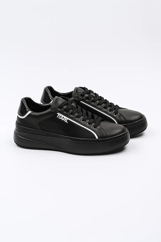 Karl Lagerfeld sneakers din piele KRONOS KL54020.00X negru SS25