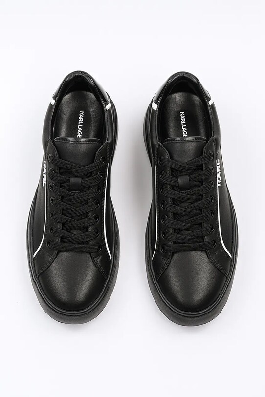 Încălțăminte Karl Lagerfeld sneakers din piele KRONOS KL54020.00X negru