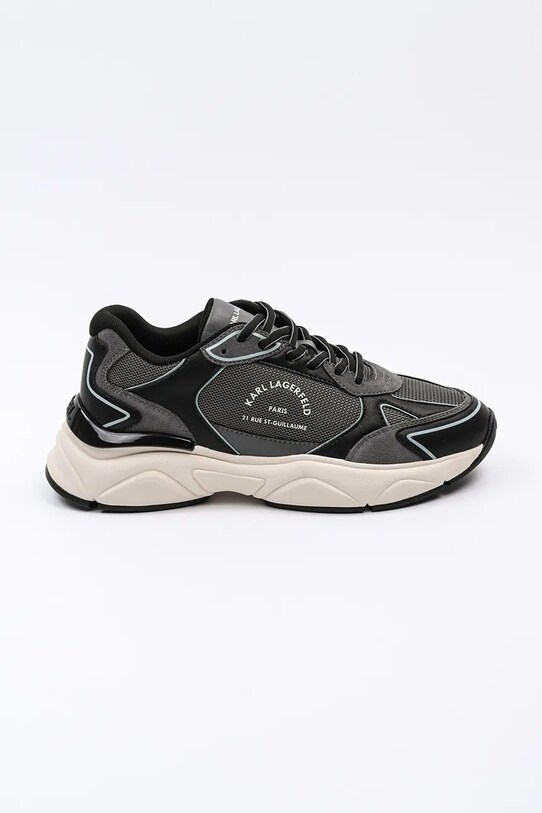 Karl Lagerfeld sneakersy KOMET tekstylny szary KL56538A.470