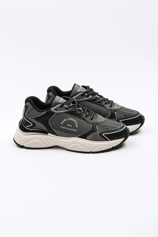 Karl Lagerfeld sneakersy KOMET KL56538A.470 szary SS25