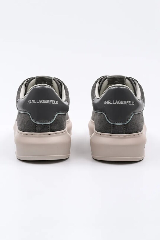 Încălțăminte Karl Lagerfeld sneakers din piele intoarsă KAPRI MENS KL52517.555 gri