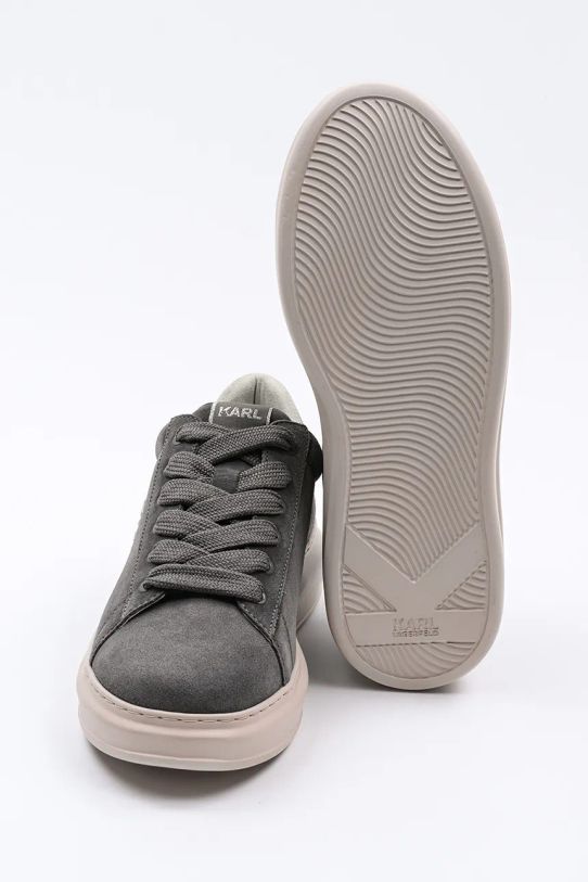 Karl Lagerfeld sneakers din piele intoarsă KAPRI MENS KL52517.555 gri