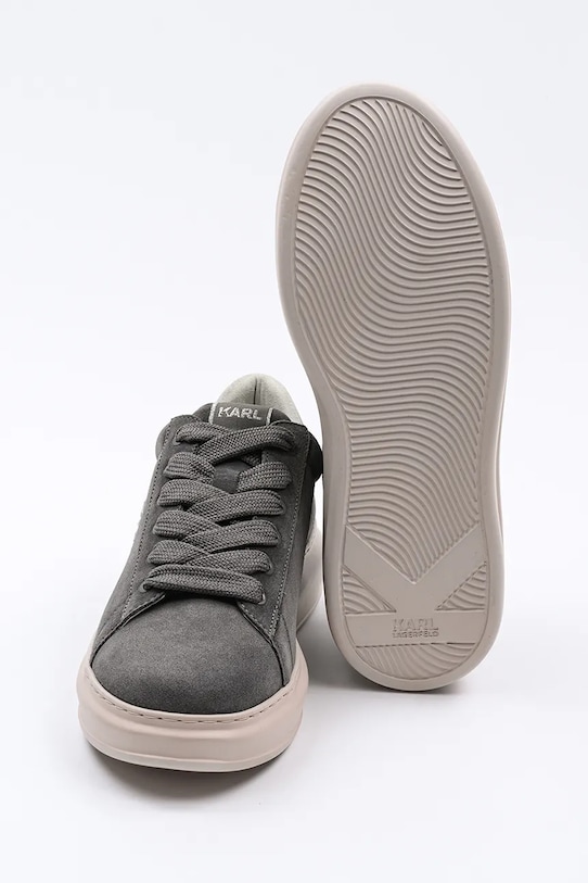 Karl Lagerfeld sneakersy zamszowe KAPRI MENS KL52517.555 szary
