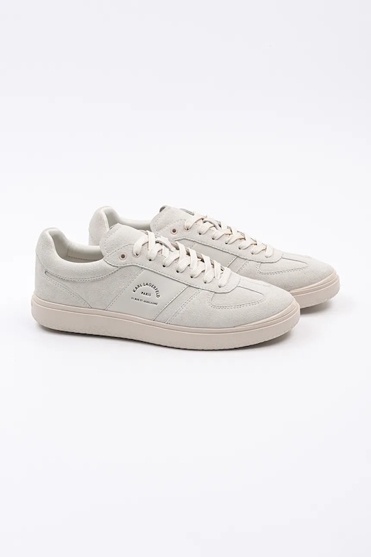 Karl Lagerfeld sneakersy skórzane ATLAS KL51837.5T1 beżowy SS25