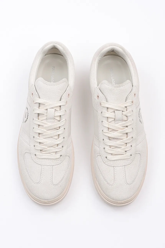 Karl Lagerfeld sneakersy skórzane ATLAS KL51837.5T1 beżowy
