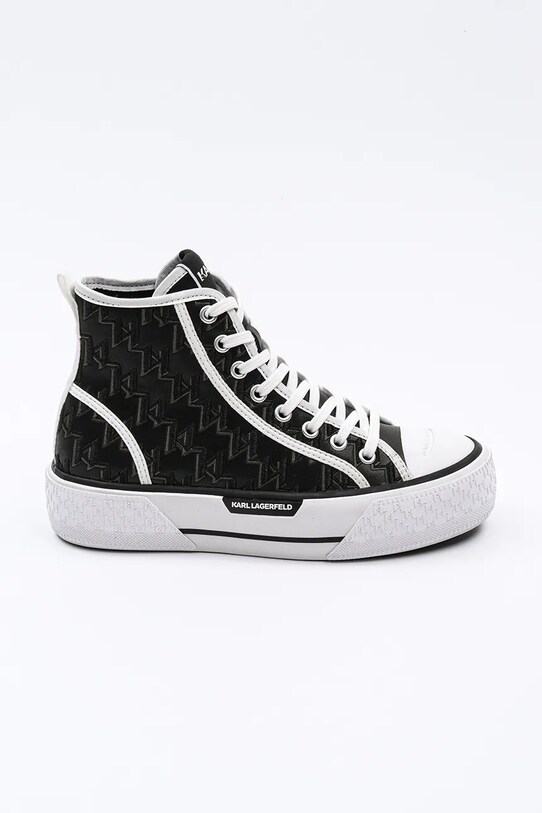 Кеды Karl Lagerfeld KAMPUS MAX кожа чёрный KL50455.000