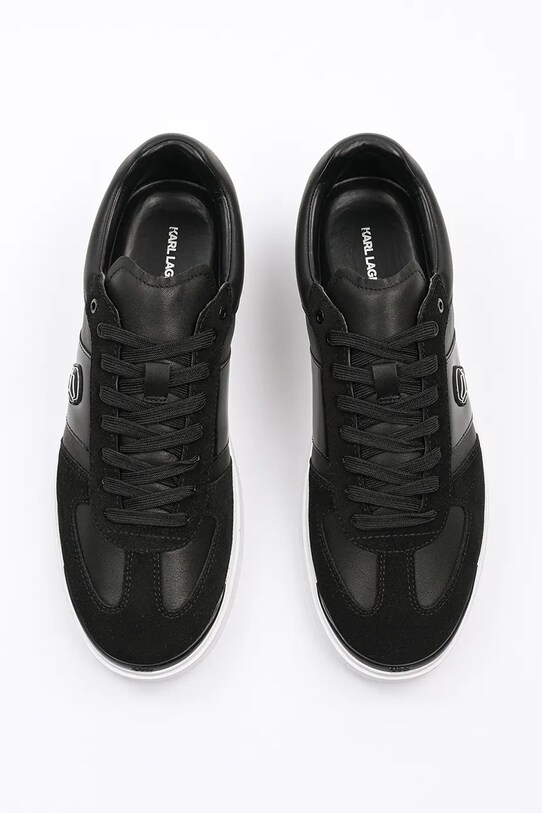 Karl Lagerfeld sneakersy skórzane ATLAS NFT KL51831.300 czarny