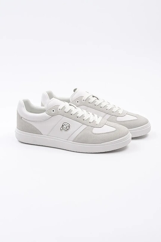 Кожаные кроссовки Karl Lagerfeld ATLAS NFT KL51831.311 белый SS25