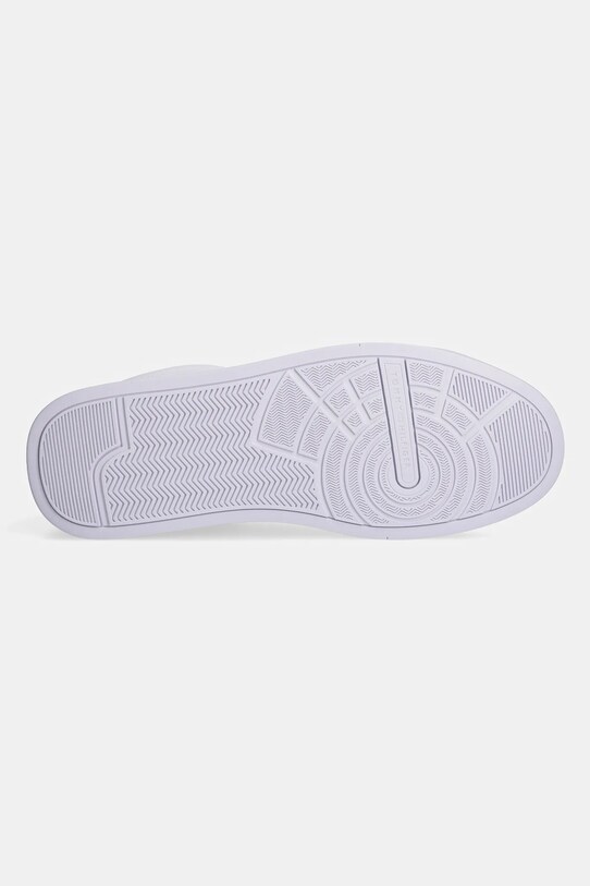 Tommy Hilfiger sneakers din piele TH COURT LTH DETAIL ESS FM0FM05367 alb