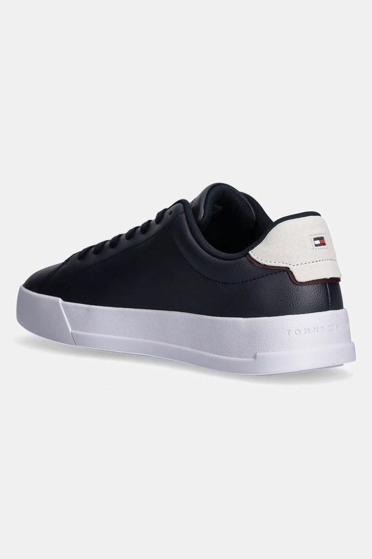 Παπούτσια Δερμάτινα αθλητικά παπούτσια Tommy Hilfiger TH COURT LTH DETAIL ESS FM0FM05367 σκούρο μπλε