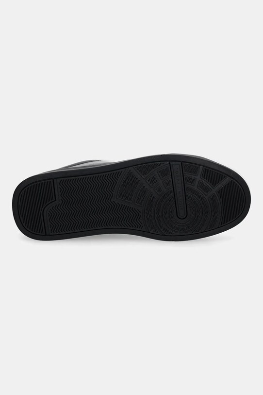 Tommy Hilfiger sneakersy skórzane TH COURT LTH DETAIL ESS FM0FM05367 czarny