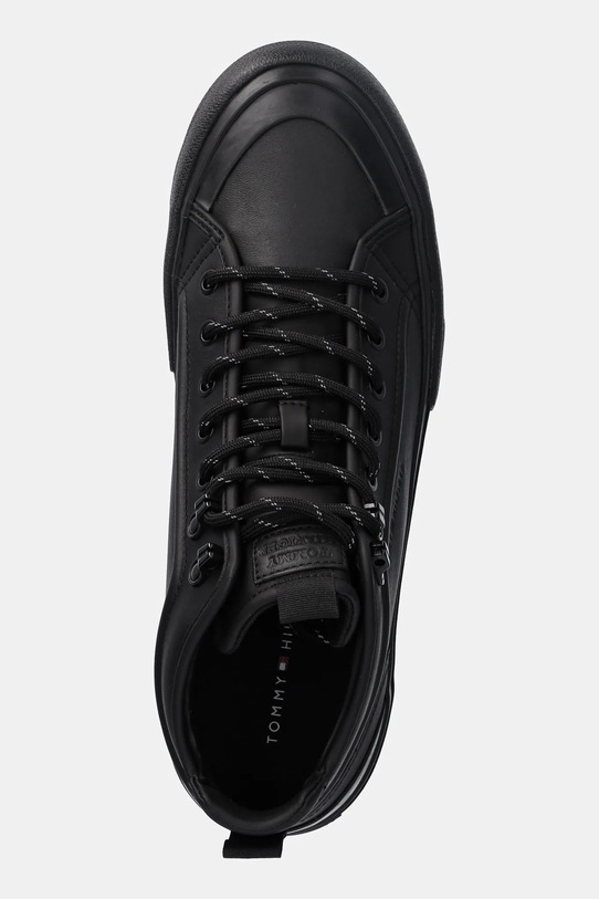 Tenisice Tommy Hilfiger TH HI VULC CLEAT LTH crna FM0FM05313