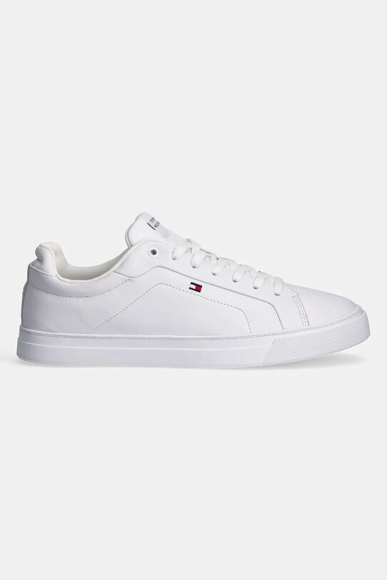 Кожаные кроссовки Tommy Hilfiger ICON COURT LTH FLAG ESS FM0FM05317 белый SS25