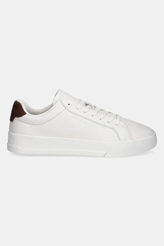 Tommy Hilfiger sneakers TH COURT BETTER LTH FM0FM05322 alb SS25