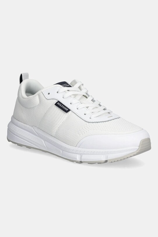 Маратонки Tommy Hilfiger LIGHTWEIGHT MODERN KNIT RUNNER изкуствен бял FM0FM05326