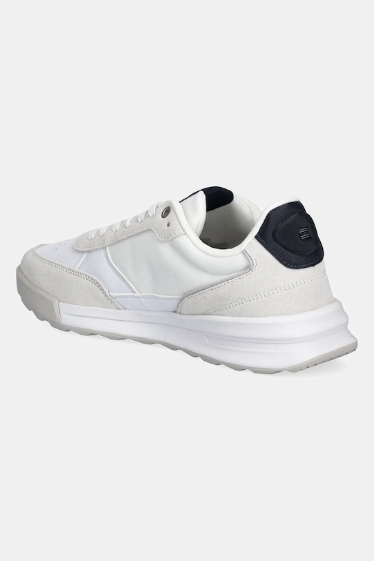 Παπούτσια Δερμάτινα αθλητικά παπούτσια Tommy Hilfiger RETRO RUNNER MIX RWB FM0FM05371 λευκό