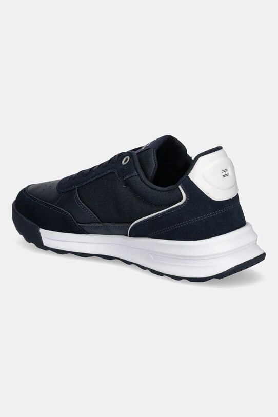 Încălțăminte Tommy Hilfiger sneakers din piele RETRO RUNNER MIX RWB FM0FM05371 bleumarin