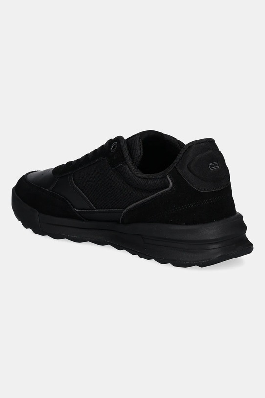 Обувки Кожени маратонки Tommy Hilfiger RETRO RUNNER MIX RWB FM0FM05371 черен